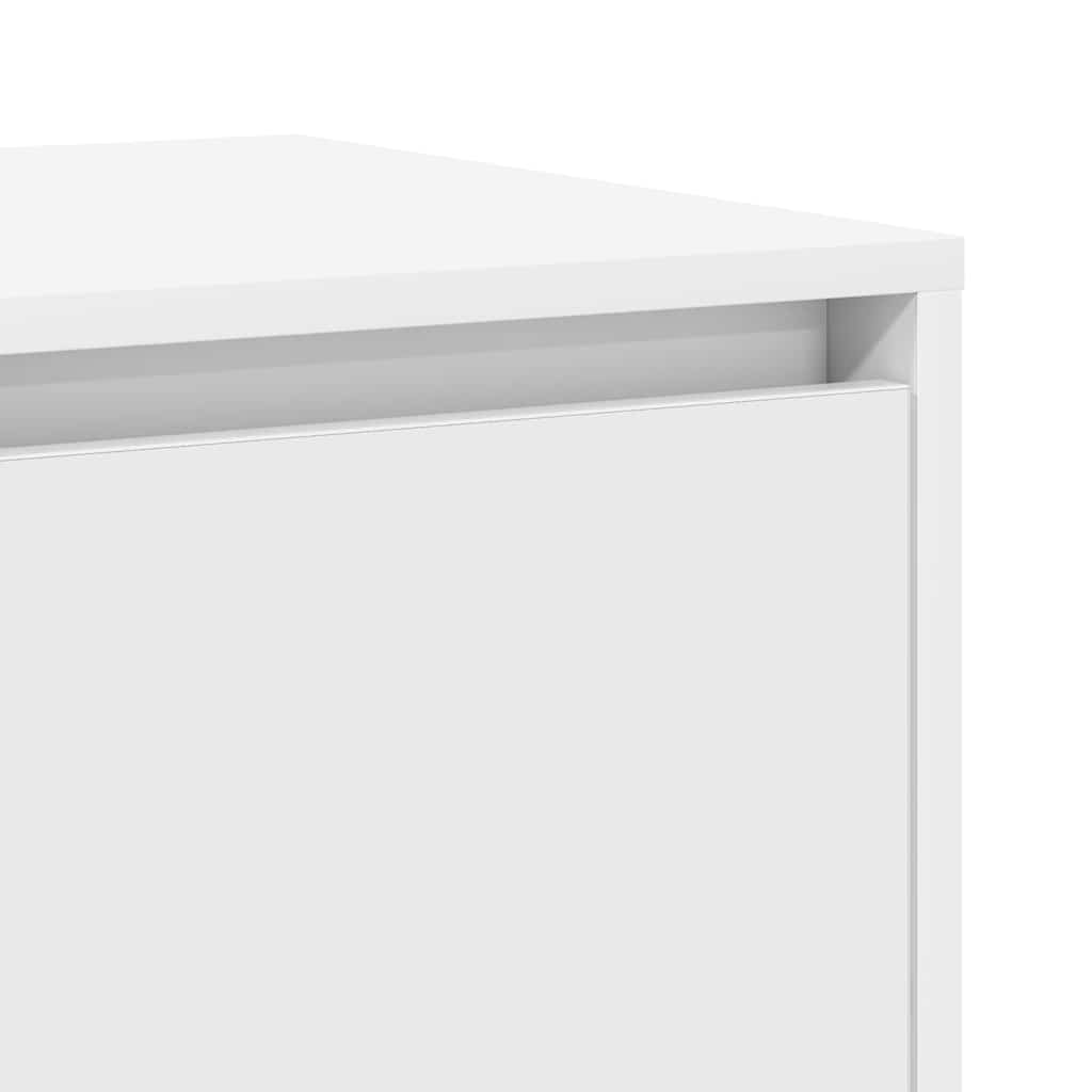 vidaXL Dressoir Wit 135 x 41 x 75 cm Bewerkt hout