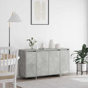 vidaXL Dressoir Wit 135 x 41 x 75 cm Bewerkt hout