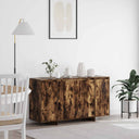 vidaXL Dressoir Wit 135 x 41 x 75 cm Bewerkt hout