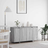 vidaXL Dressoir Wit 135 x 41 x 75 cm Bewerkt hout