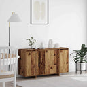 vidaXL Dressoir Wit 135 x 41 x 75 cm Bewerkt hout