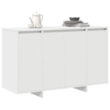 vidaXL Dressoir Wit 120 x 41 x 75 cm Bewerkt hout