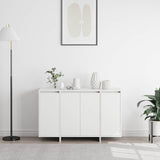 vidaXL Dressoir Wit 120 x 41 x 75 cm Bewerkt hout