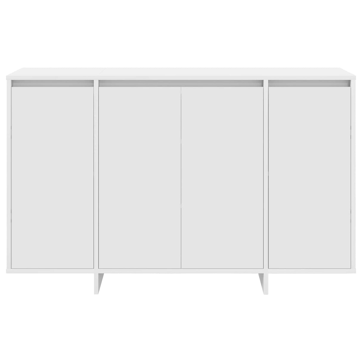 vidaXL Dressoir Wit 120 x 41 x 75 cm Bewerkt hout