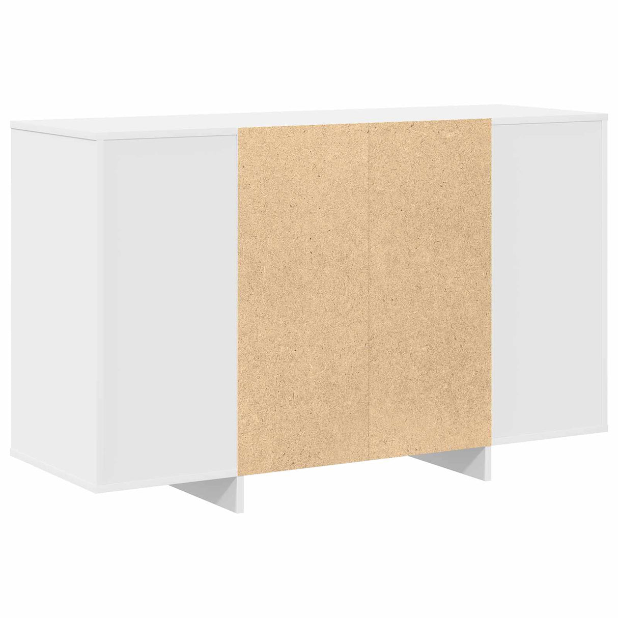 vidaXL Dressoir Wit 120 x 41 x 75 cm Bewerkt hout