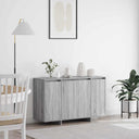 vidaXL Dressoir Wit 120 x 41 x 75 cm Bewerkt hout