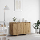 vidaXL Dressoir Wit 120 x 41 x 75 cm Bewerkt hout