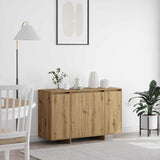 vidaXL Dressoir Wit 120 x 41 x 75 cm Bewerkt hout