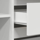 vidaXL Dressoir met lade Wit 120 x 41 x 75 cm Bewerkt hout