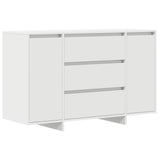 vidaXL Dressoir met lade Wit 120 x 41 x 75 cm Bewerkt hout