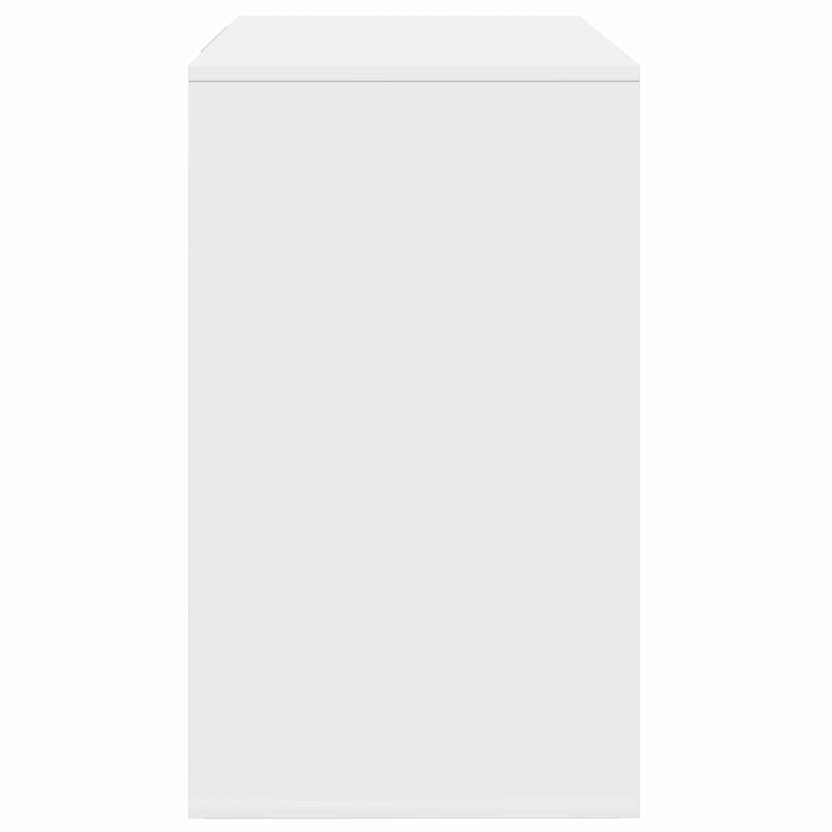 vidaXL Dressoir met lade Wit 120 x 41 x 75 cm Bewerkt hout