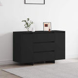 vidaXL Dressoir met lade Wit 120 x 41 x 75 cm Bewerkt hout