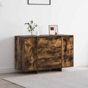 vidaXL Dressoir met lade Wit 120 x 41 x 75 cm Bewerkt hout