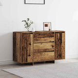 vidaXL Dressoir met lade Wit 120 x 41 x 75 cm Bewerkt hout