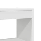 vidaXL Boekenkast met plank Wit 80 x 30 x 198 cm Bewerkt hout