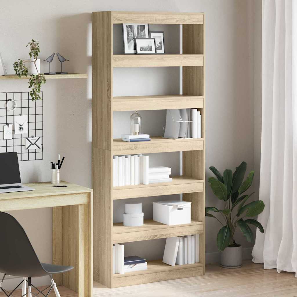 vidaXL Boekenkast met plank Wit 80 x 30 x 198 cm Bewerkt hout