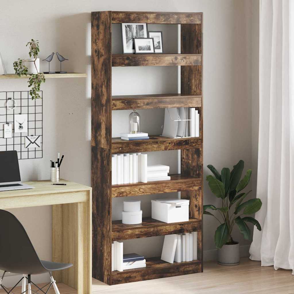 vidaXL Boekenkast met plank Wit 80 x 30 x 198 cm Bewerkt hout