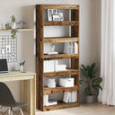 vidaXL Boekenkast met plank Wit 80 x 30 x 198 cm Bewerkt hout