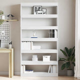 vidaXL Boekenkast Wit 100 x 30 x 198 cm Bewerkt hout