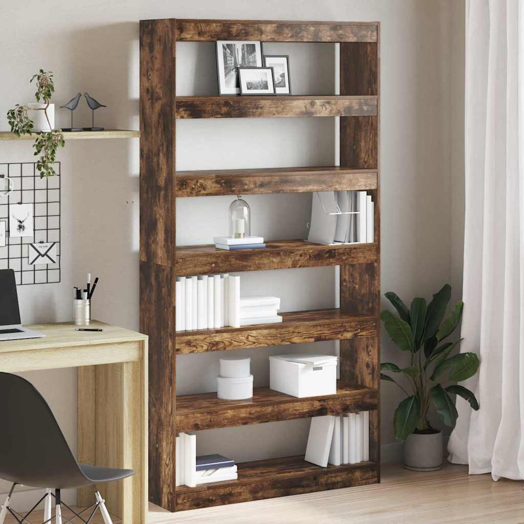 vidaXL Boekenkast Wit 100 x 30 x 198 cm Bewerkt hout