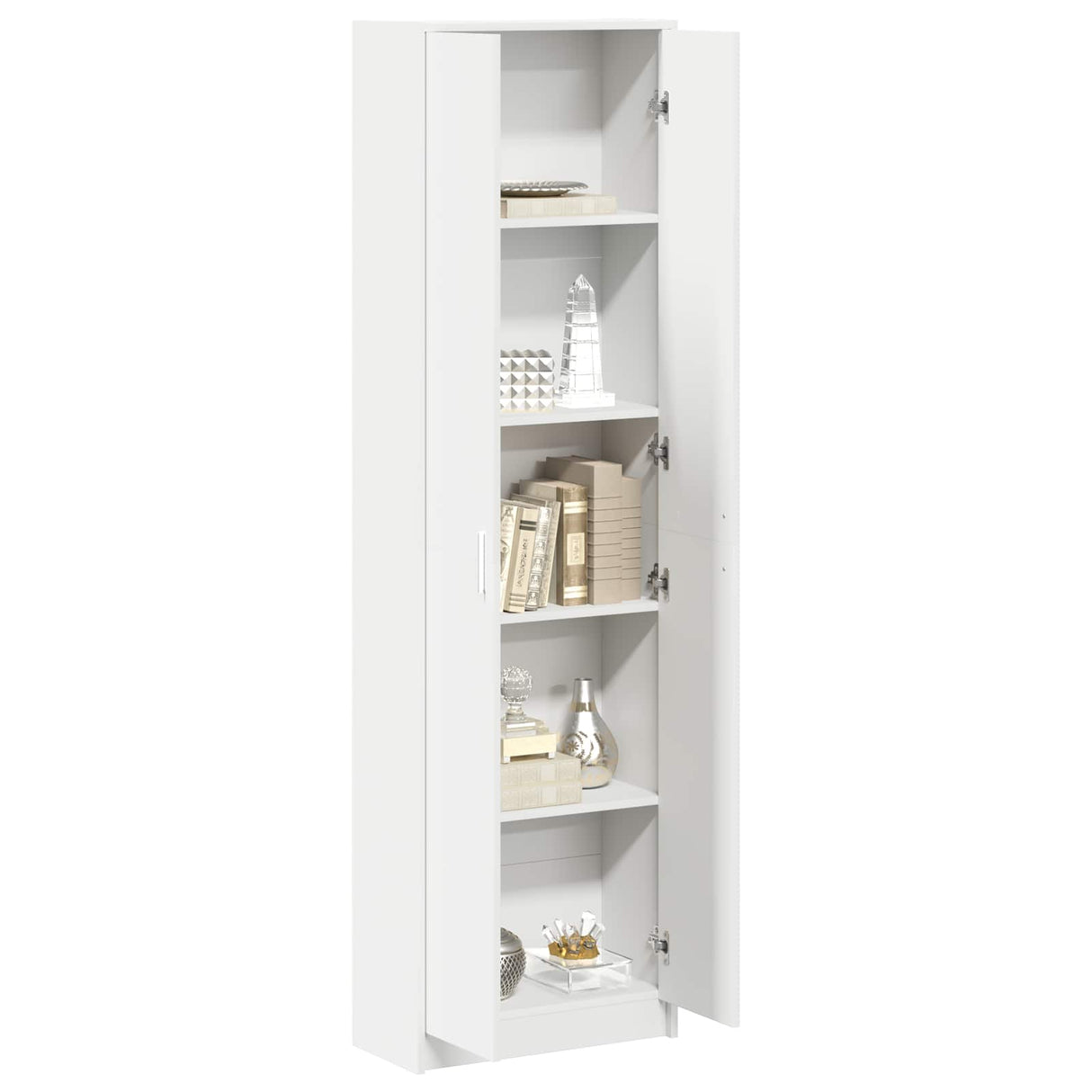 vidaXL Kledingkast met plank Wit 55 x 25 x 189 cm Bewerkt hout