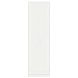 vidaXL Kledingkast met plank Wit 55 x 25 x 189 cm Bewerkt hout