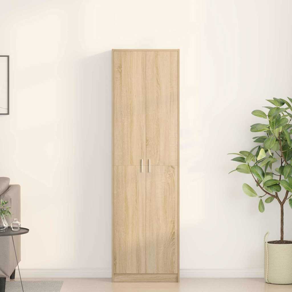 vidaXL Kledingkast met plank Wit 55 x 25 x 189 cm Bewerkt hout