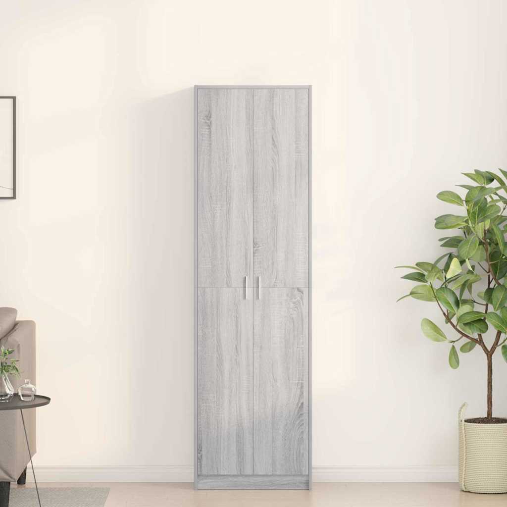 vidaXL Kledingkast met plank Wit 55 x 25 x 189 cm Bewerkt hout