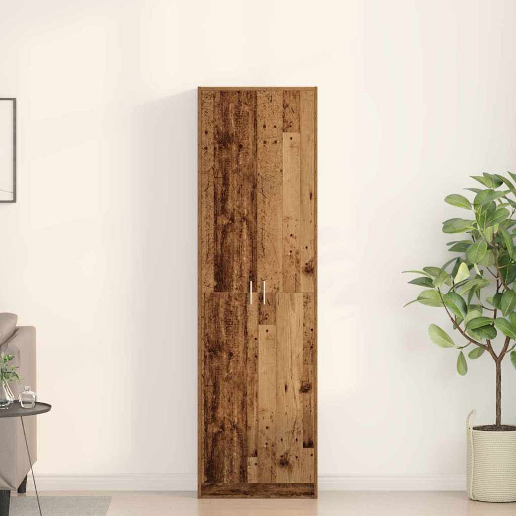 vidaXL Kledingkast met plank Wit 55 x 25 x 189 cm Bewerkt hout