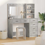 vidaXL Dressing Table with Drawer with Shelf White 78.5 x 41 x 135 cm Engineered Wood