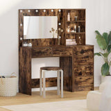vidaXL Dressing Table with Drawer with Shelf White 78.5 x 41 x 135 cm Engineered Wood