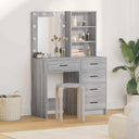 vidaXL Kaptafel met lade 2 pcs Wit 50 x 41 x 135 cm Bewerkt hout