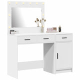 vidaXL Kaptafel met lade 2 pcs Wit 40 x 41 x 75 cm Bewerkt hout