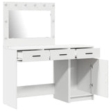 vidaXL Kaptafel met lade 2 pcs Wit 40 x 41 x 75 cm Bewerkt hout