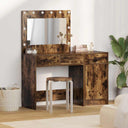 vidaXL Kaptafel met lade 2 pcs Wit 40 x 41 x 75 cm Bewerkt hout