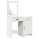 vidaXL Kaptafel met lade 2 pcs Wit 50 x 41 x 135 cm Bewerkt hout