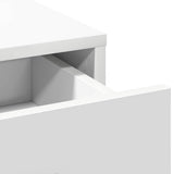 vidaXL Kaptafel met lade 2 pcs Wit 50 x 41 x 135 cm Bewerkt hout