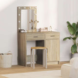 vidaXL Kaptafel met lade 2 pcs Wit 50 x 41 x 135 cm Bewerkt hout