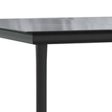 vidaXL 3-delige Tuinset met kussens poly rattan glas zwart