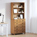vidaXL Hutch ASKIM Honingwas 91 x 40 x 200,5 cm Massief grenenhout