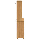 vidaXL Hutch ASKIM Honingwas 91 x 40 x 200,5 cm Massief grenenhout