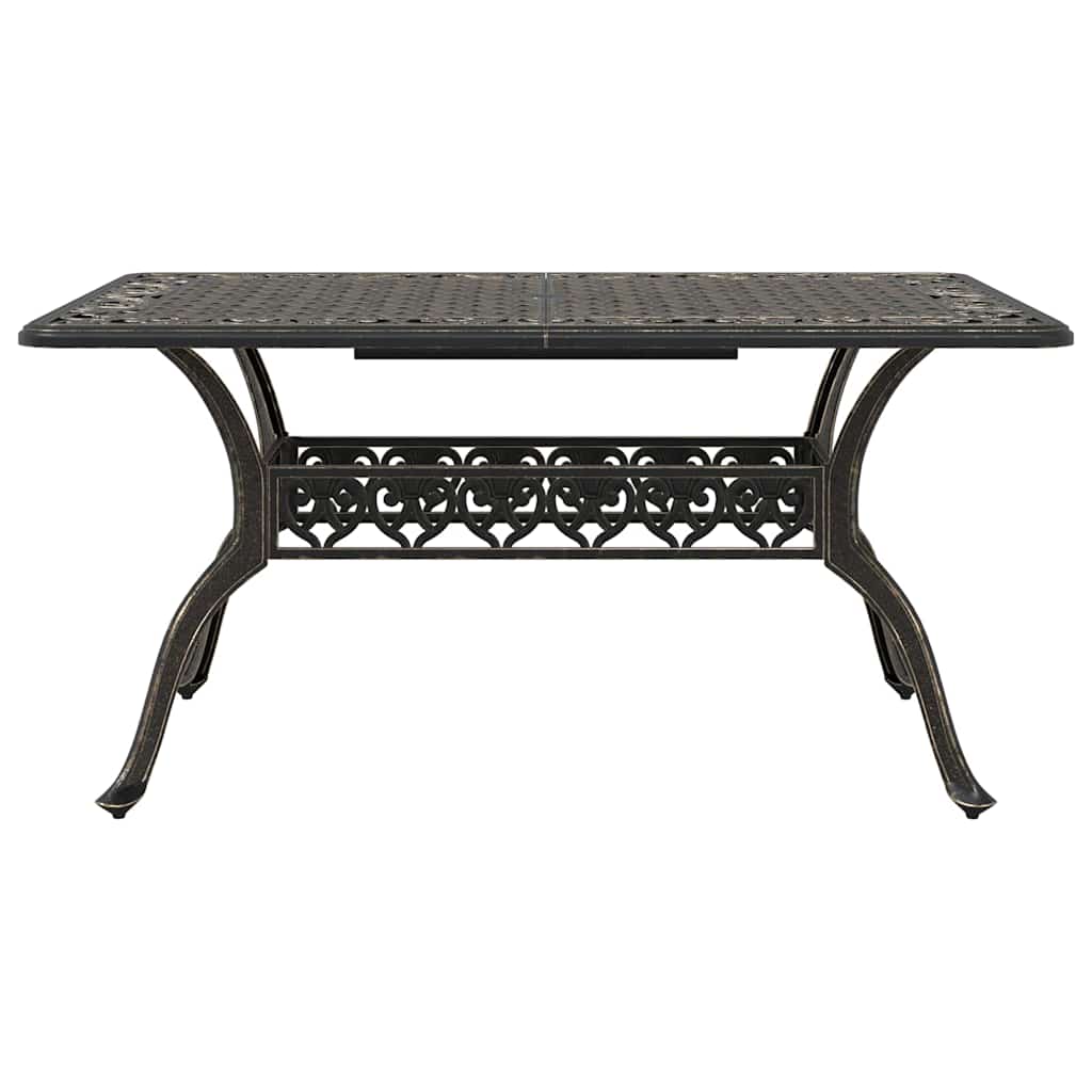 vidaXL Tuin Eettafel Set 5 pcs Wit Aluminium