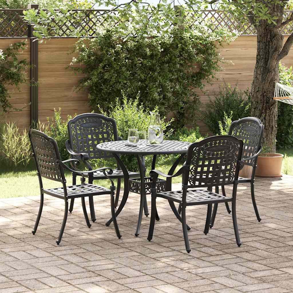 vidaXL Ensemble de jardinage 5 pcs Vert Aluminium