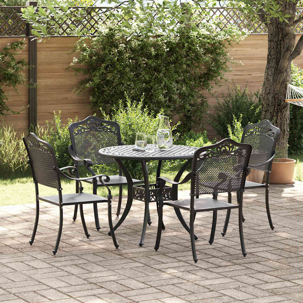 vidaXL Ensemble de jardinage 5 pcs Vert Aluminium