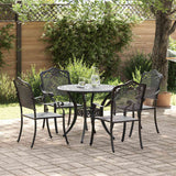 vidaXL Ensemble de jardinage 5 pcs Vert Aluminium