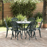 vidaXL Ensemble de jardinage 5 pcs Vert Aluminium