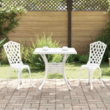 vidaXL Tuinstafel Set 3 pcs Brons Gegoten Aluminium