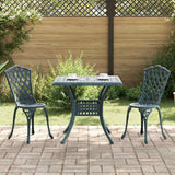 vidaXL Tuinstafel Set 3 pcs Brons Gegoten Aluminium
