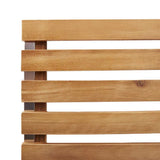 vidaXL Tuin Eettafel Set 3 pcs Bruin Massief Acacia Hout