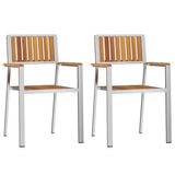 vidaXL Outdoor Dining Set 3 pcs Brown Solid Acacia Wood